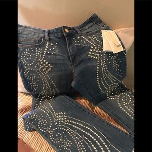 Michael Kors embellished Jeans net Sz 2